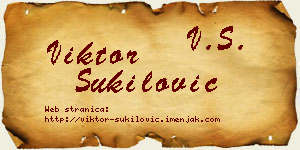 Viktor Šukilović vizit kartica
